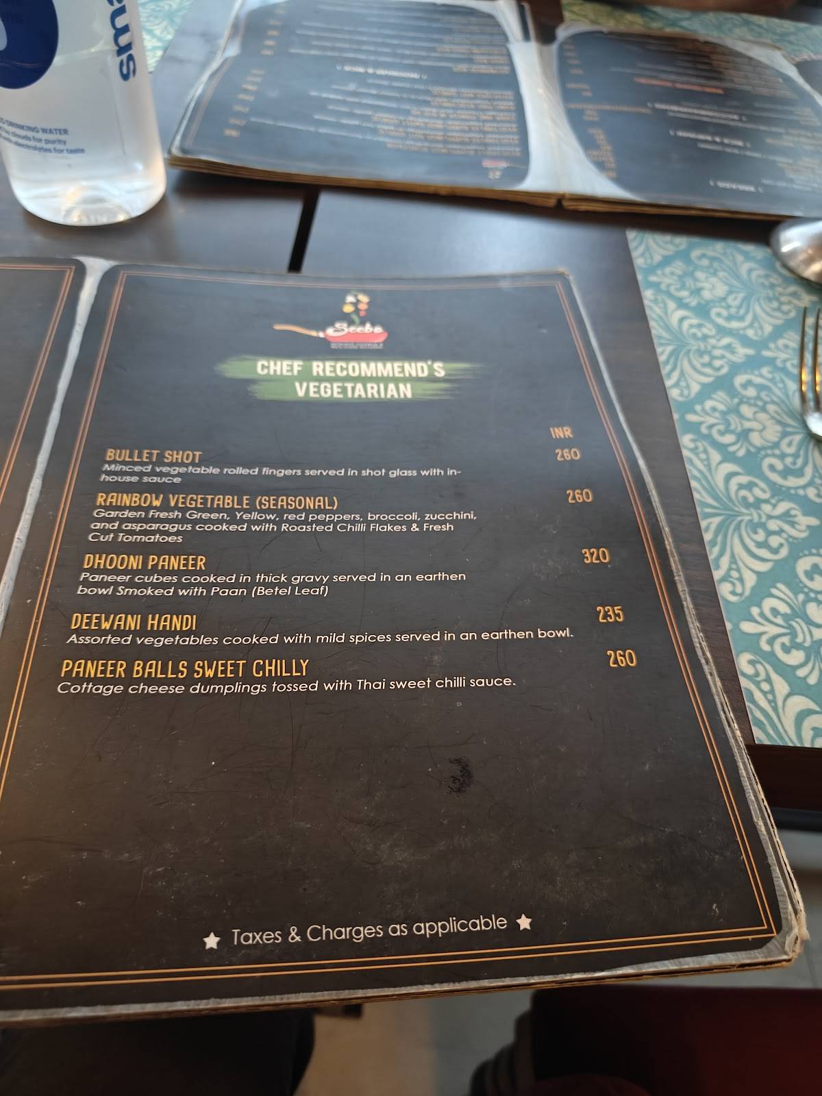 SEEBO - Authentic Assamese Multi-Cuisine Restaurant menu