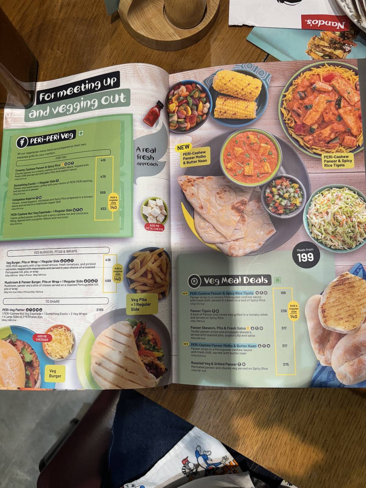 Nando's menu
