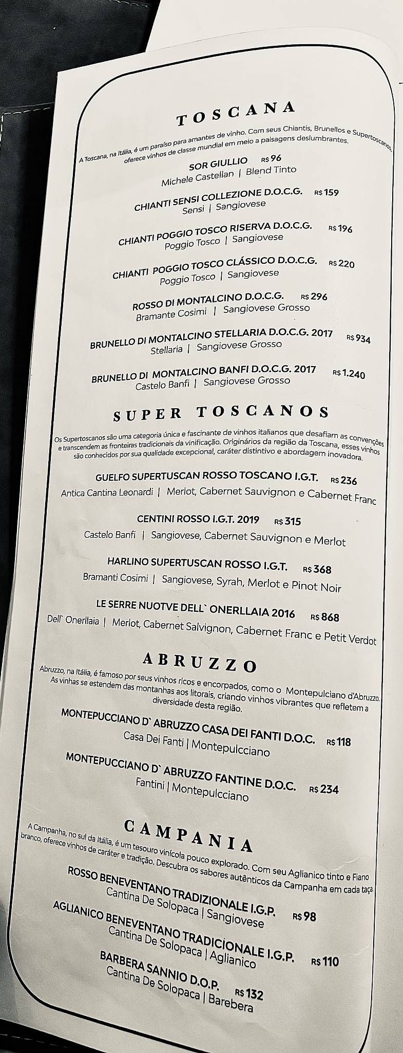 Tutti Cucina cardápio