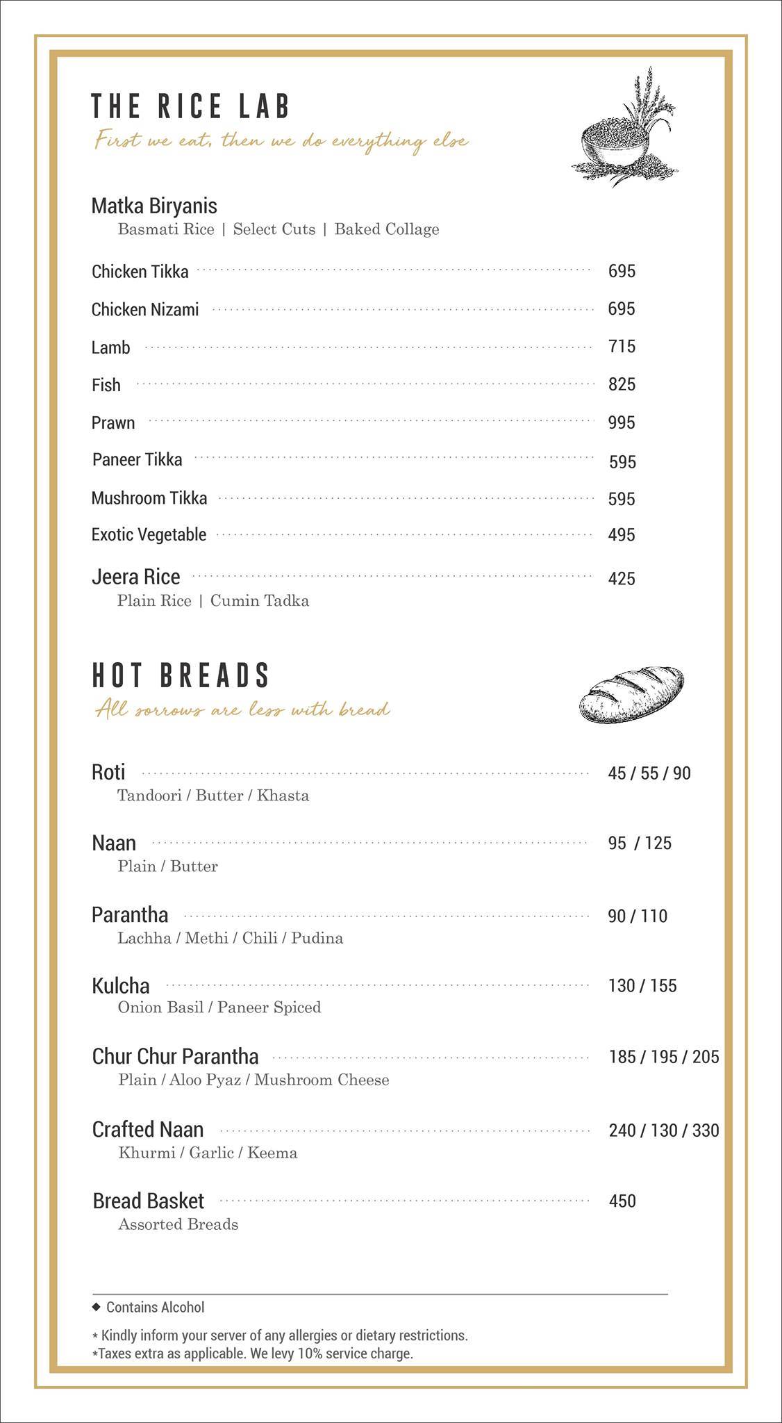 Moti Mahal Delux - Greater Kailash 2 menu