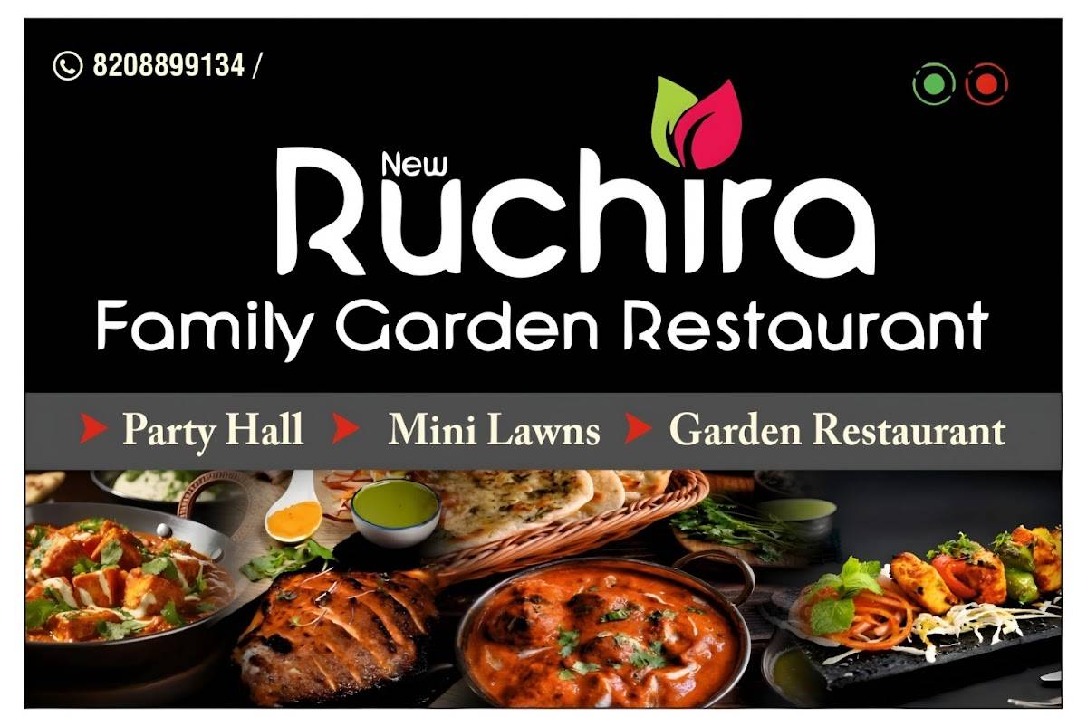 New Ruchira Family Garden Restaurant (Veg & Nonveg) menu