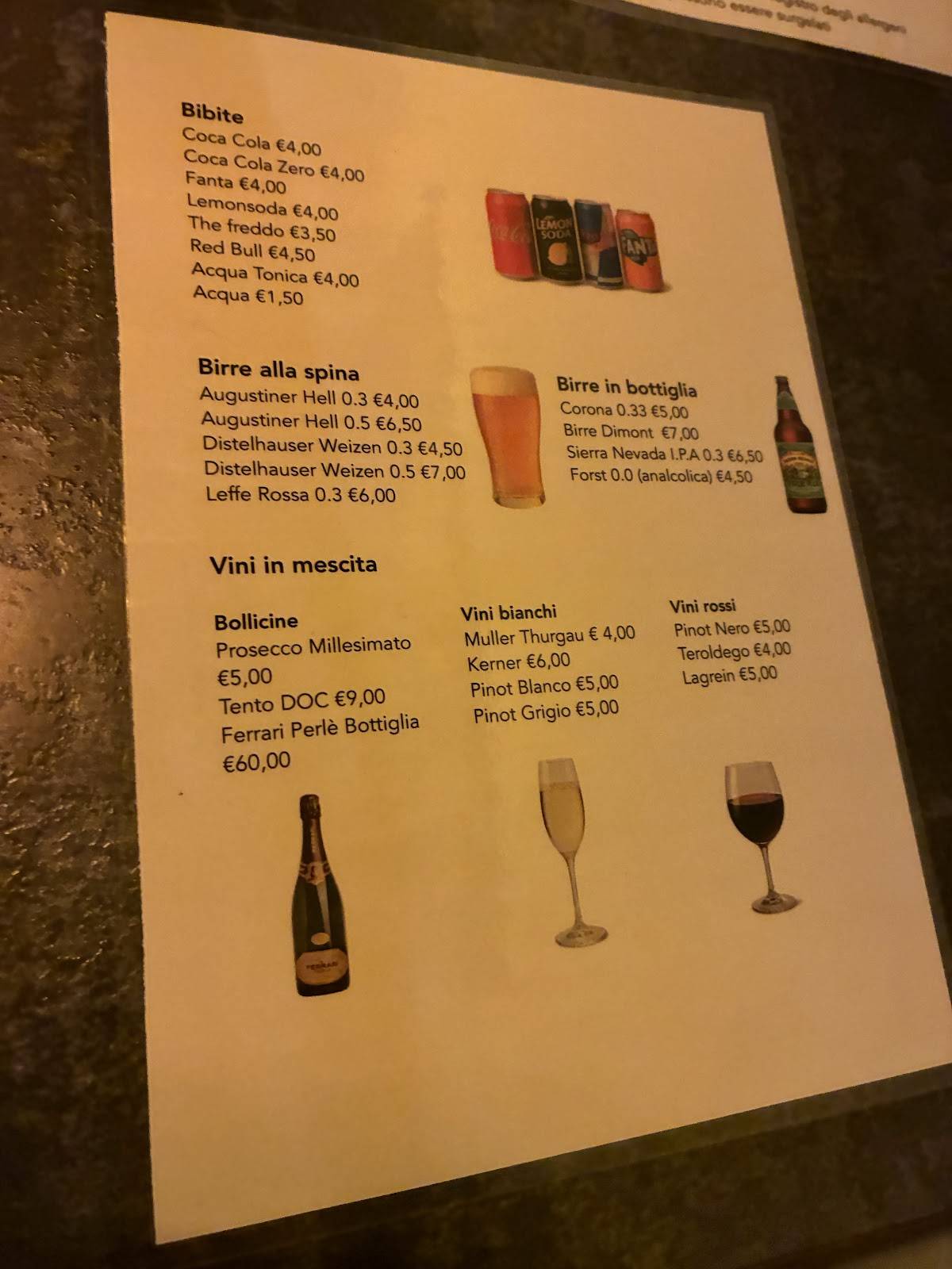 Menu di Nibada Pub 