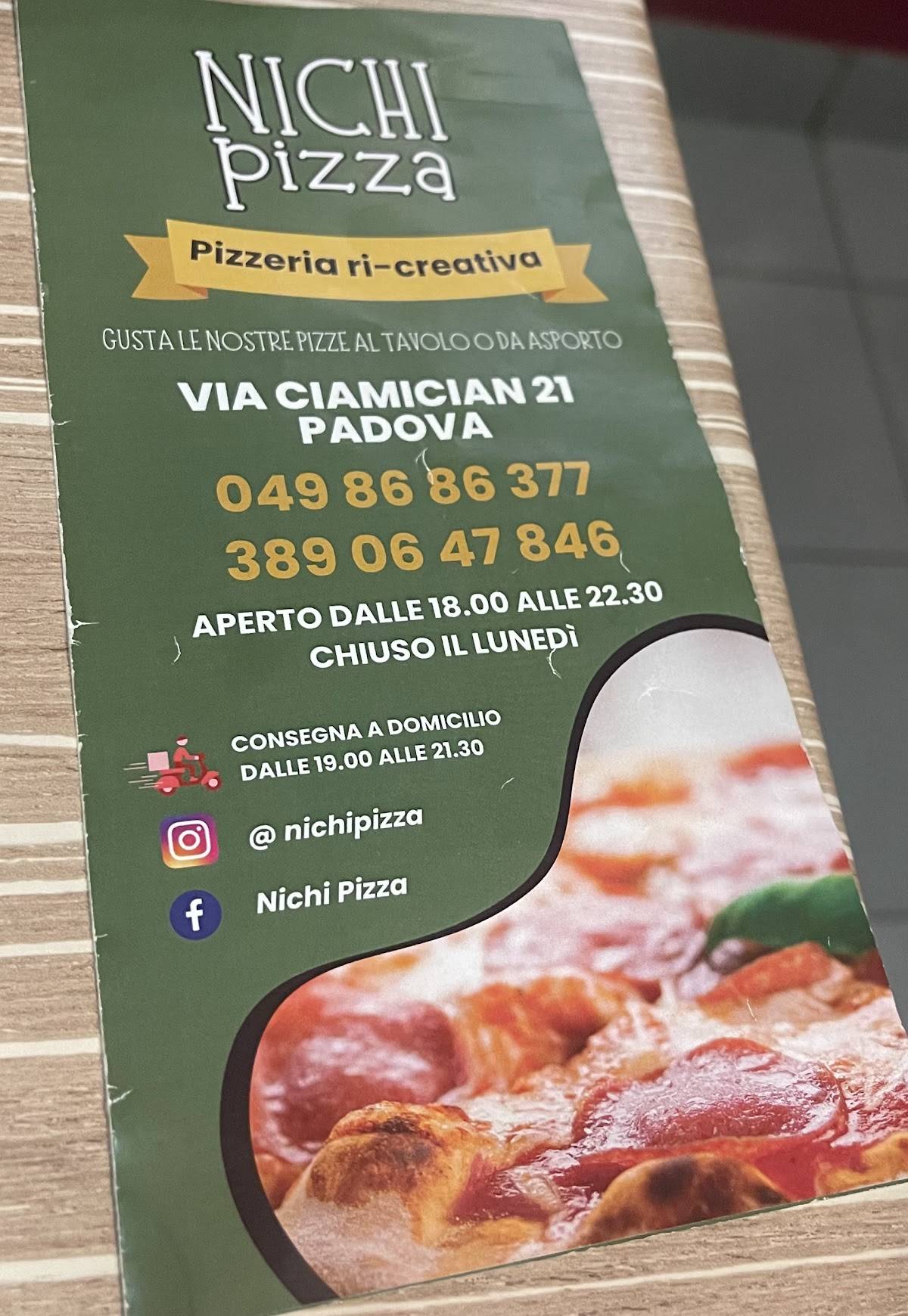 Menu di Nichi pizza 
