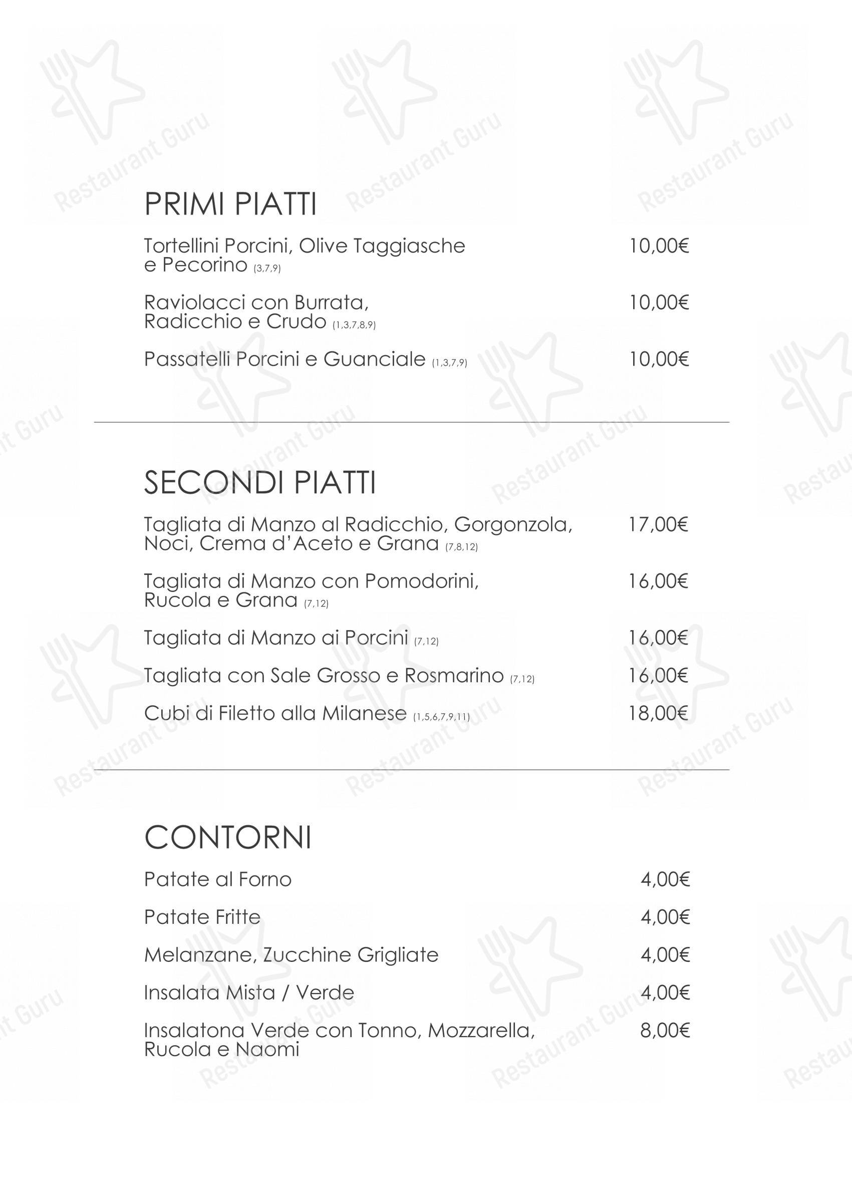 Menu per Nido del Corvo, Ristorante Vista Panoramica in Sassocorvaro