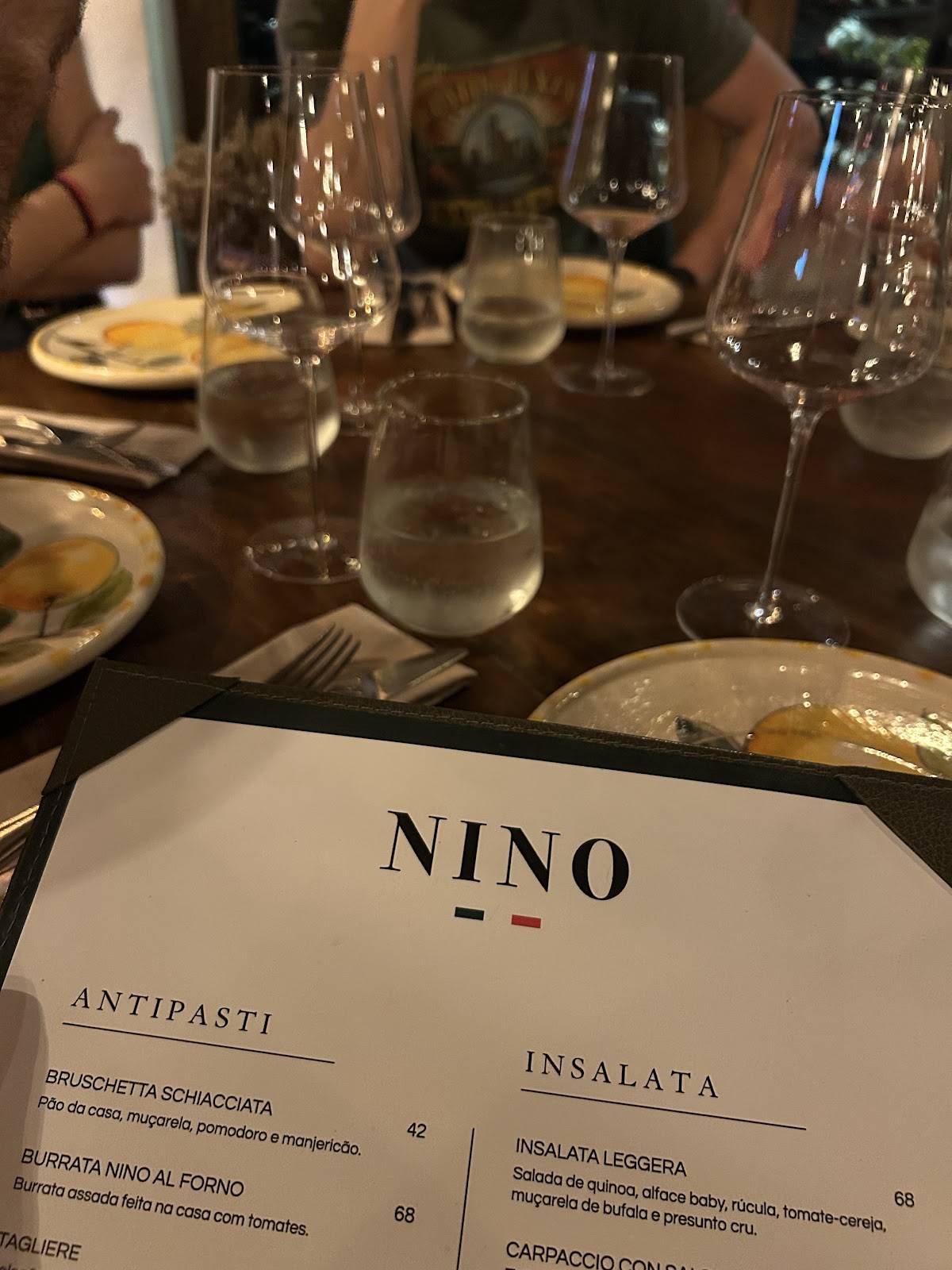 Nino Cucina - Ipanema cardápio