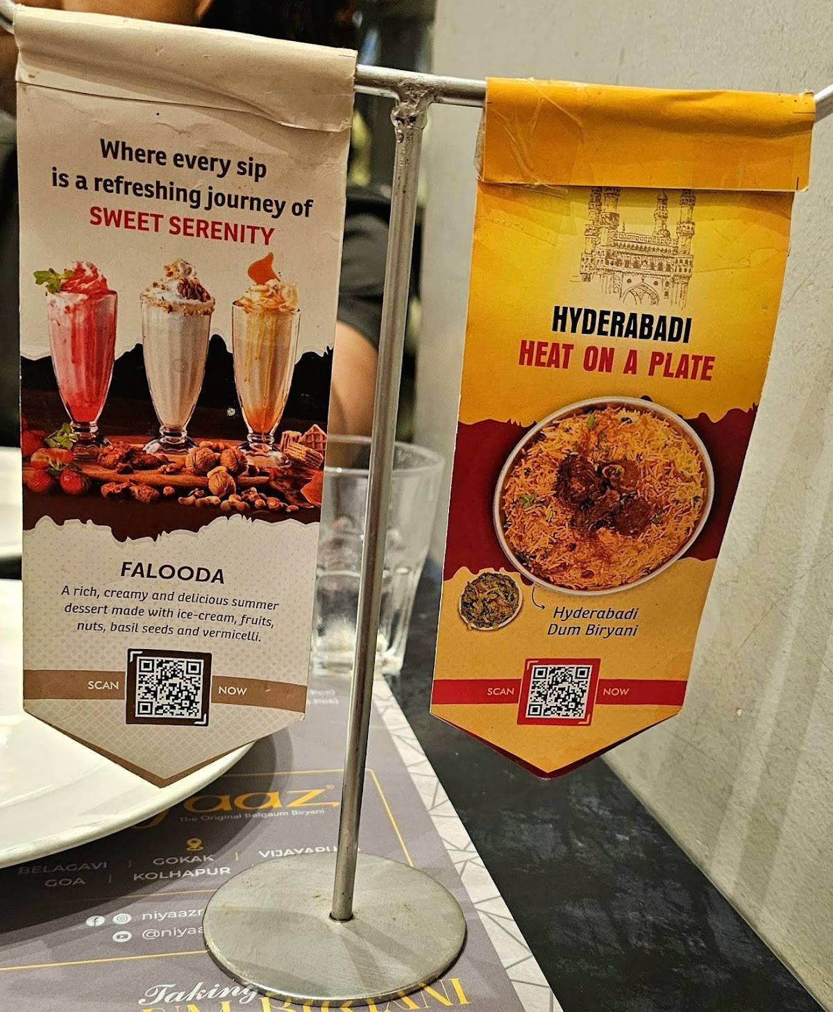 Niyaaz Restaurant, Kolhapur menu