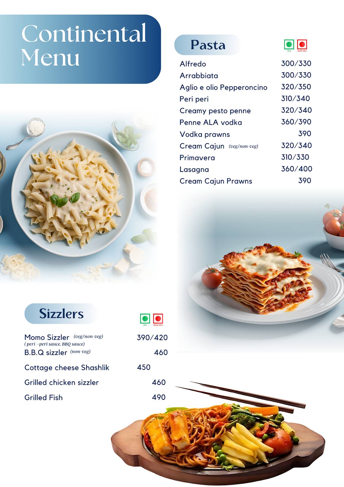 Norwang Cafe & Restaurant menu