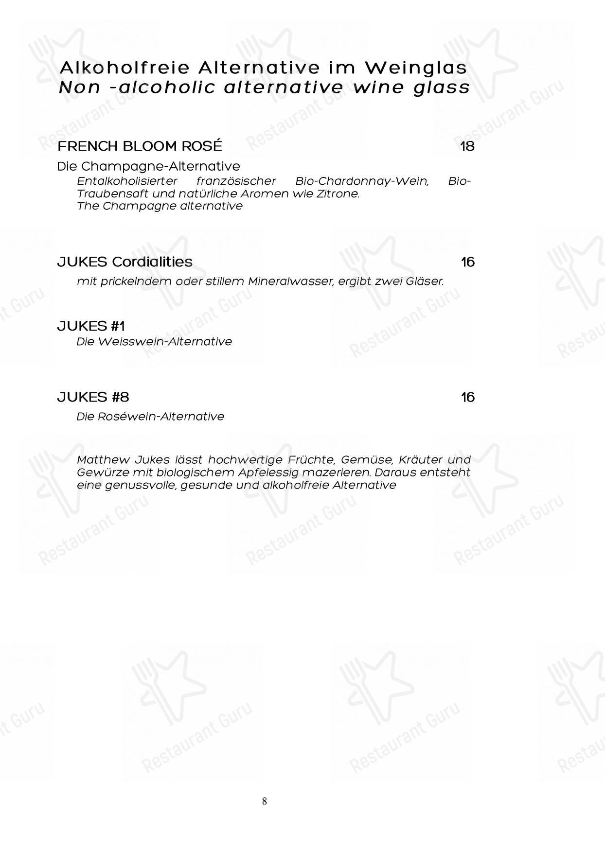 Noumi Grill & Bar in Berna - Menu