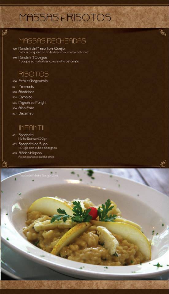 Nyã Baoba cardápio