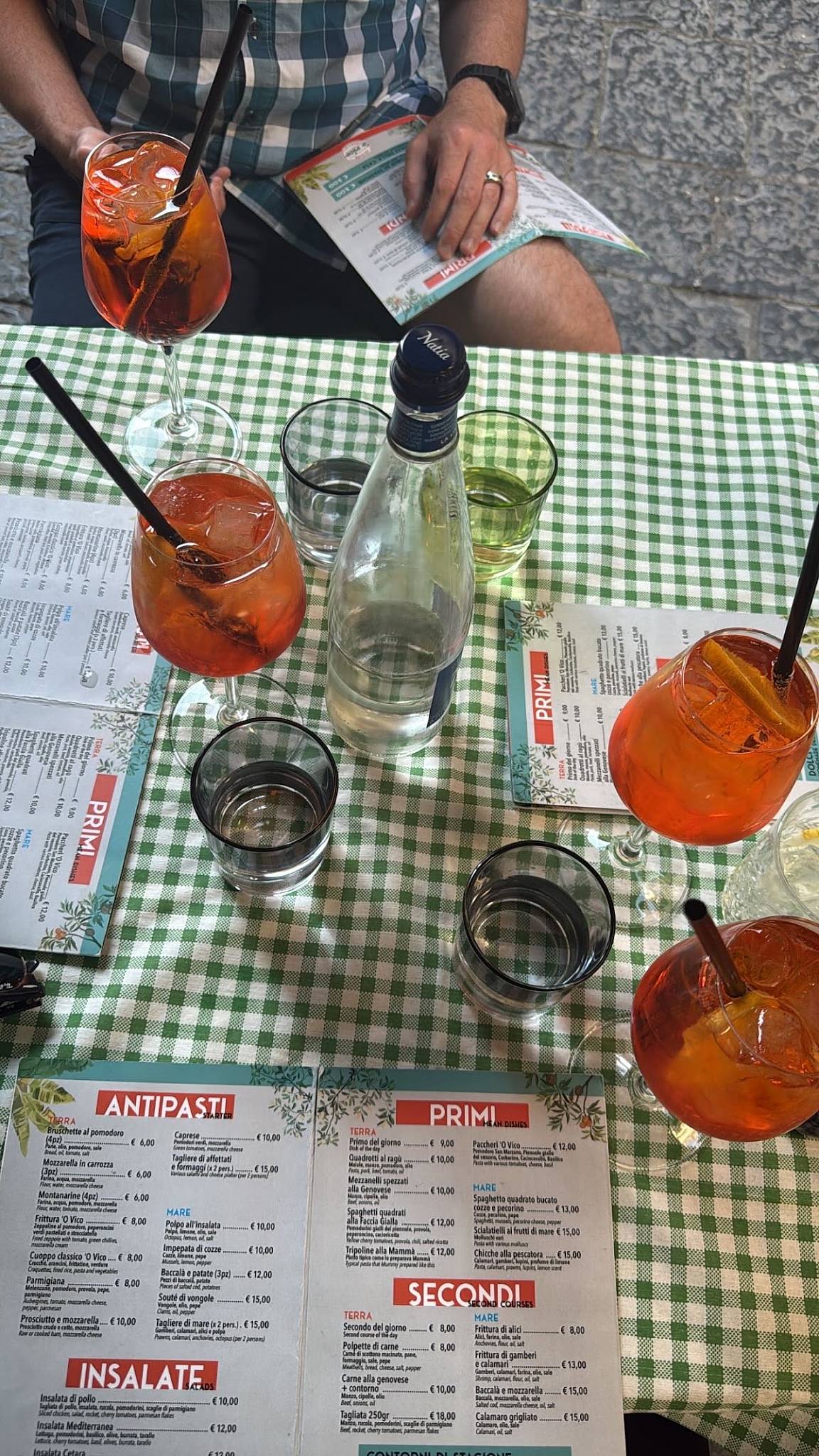 Menu de O'VICO 1947