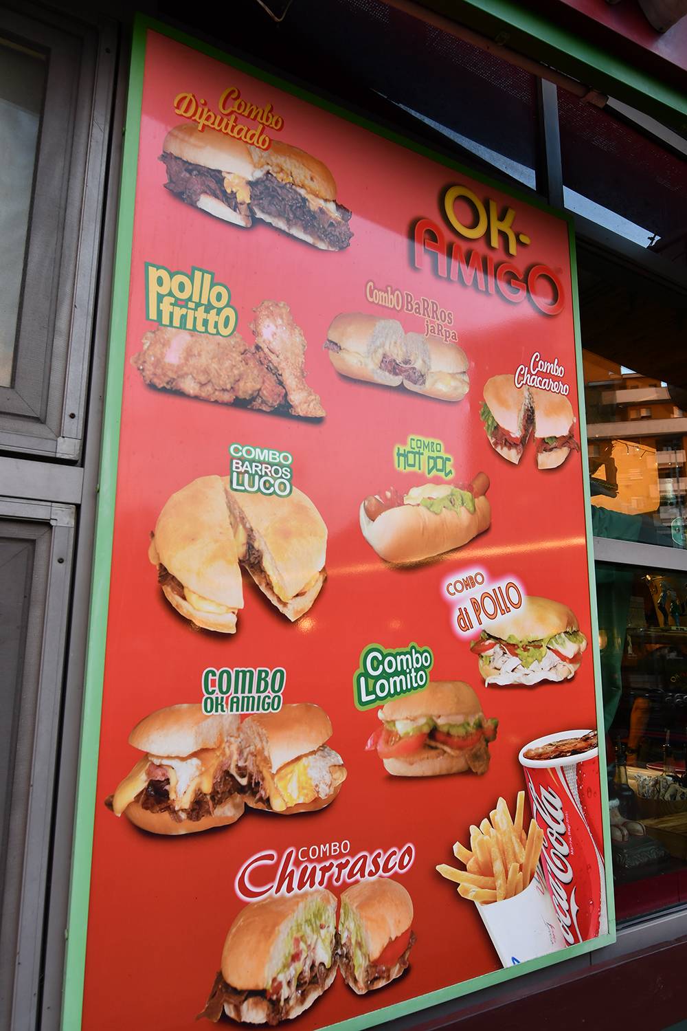 Menu di Ok Amigo 
