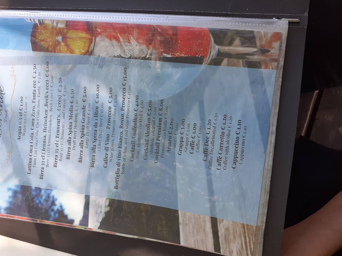 Menu di Onassis Village Ristorante Pizzeria Bar 