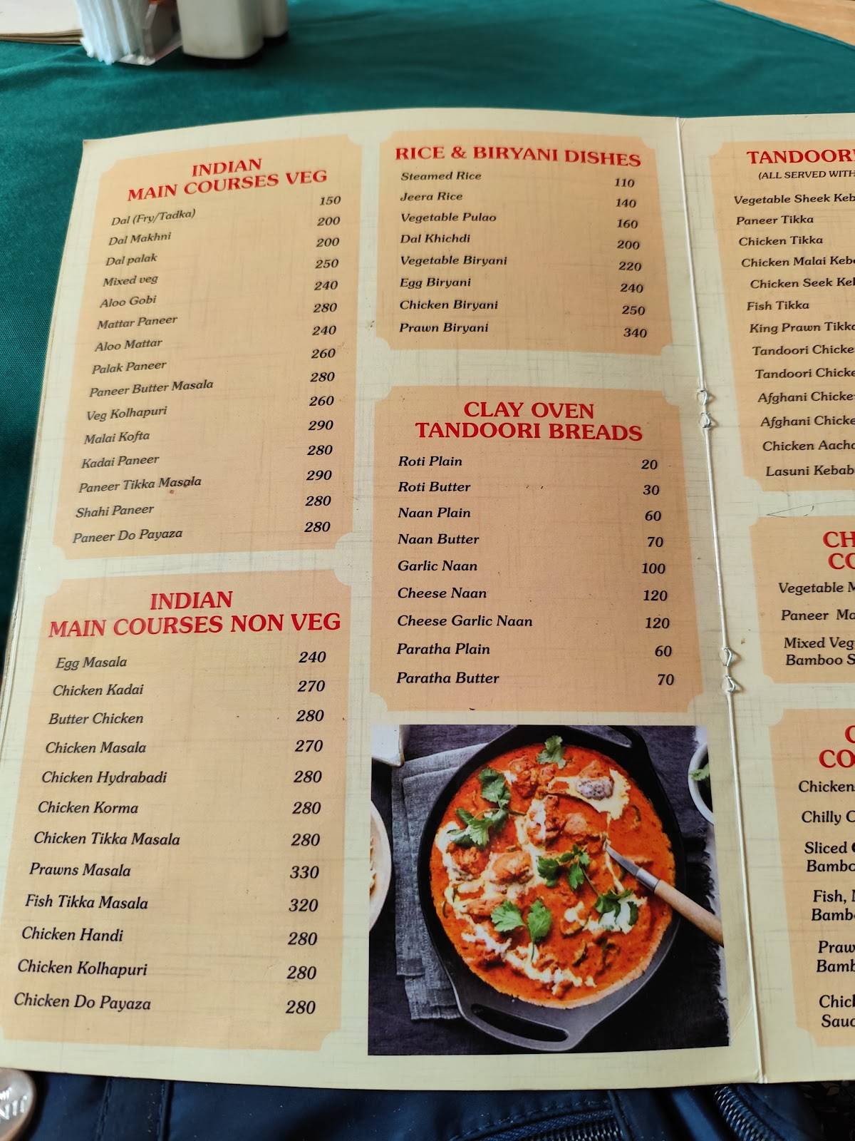 Once Upon A Time menu