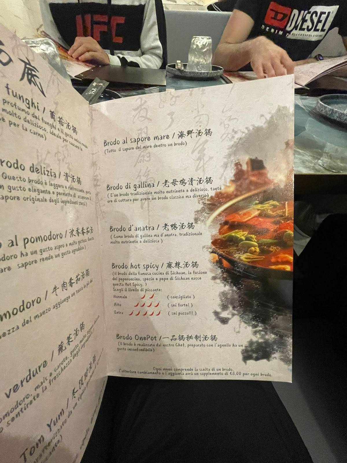 Menu di OnePot - Ristorante di Hot Pot 
