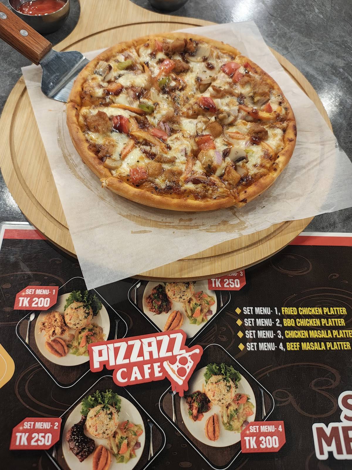 PIZZA CAFE menu