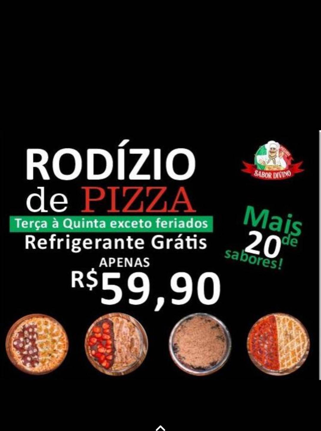 PIZZARIA SABOR DIVINO cardápio