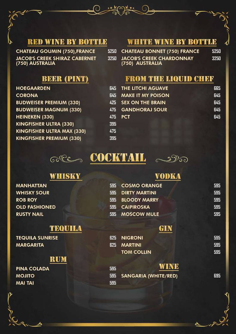 PPT- Perfect Place in Town menu