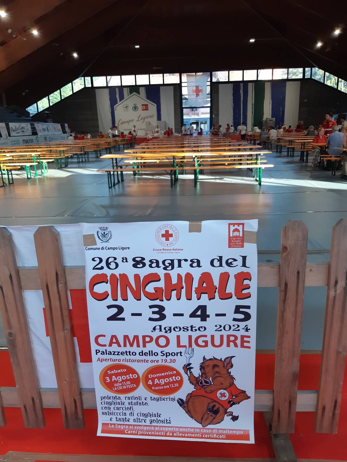 Menu di Palazzetto dello Sport 