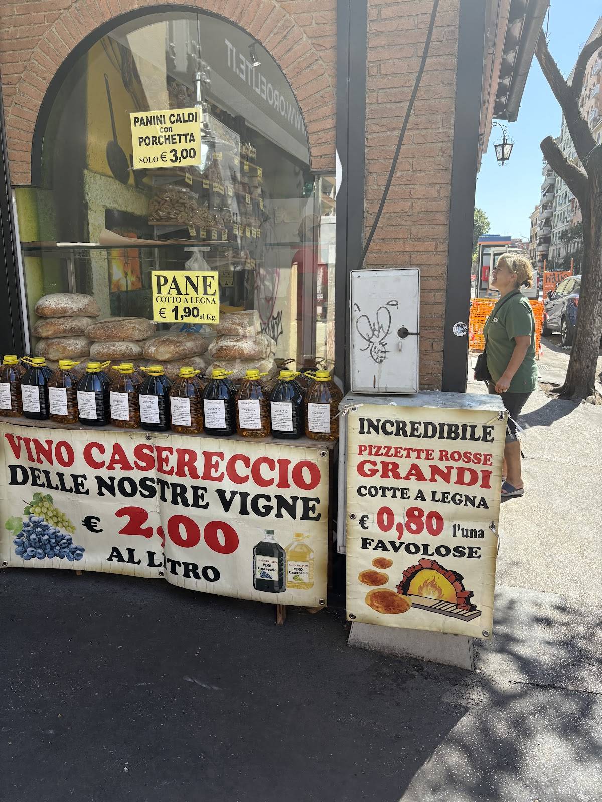 Menu di Pane ciociaro cotto a legna di Sanna Paolo 