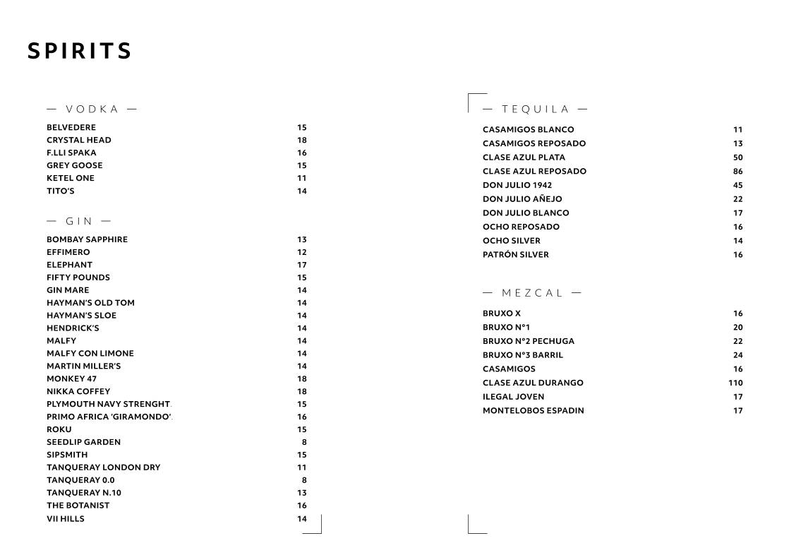 Menu di Paparazzo Bar & Rooftop 