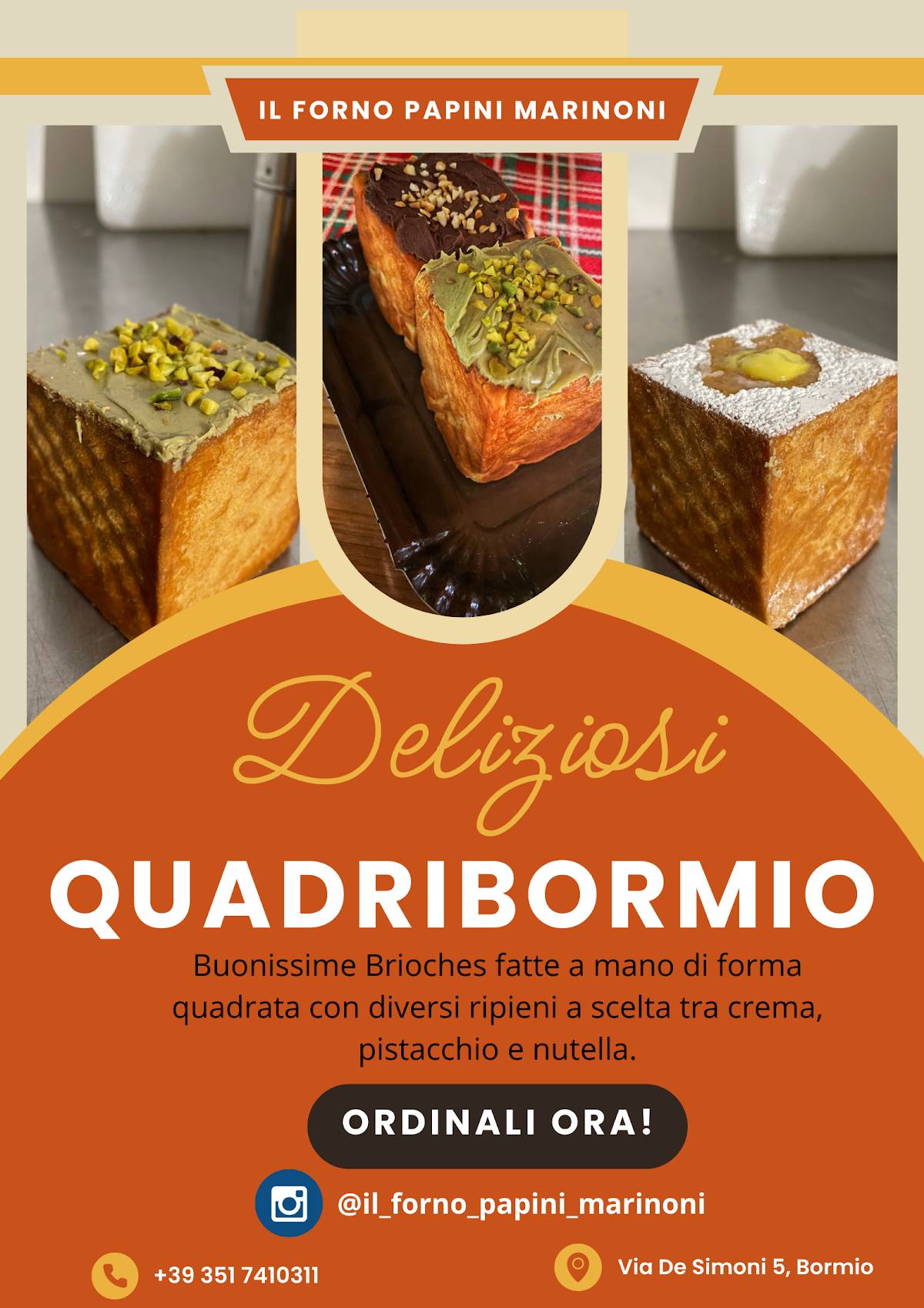 Menu di Papini Marinoni IL FORNO 