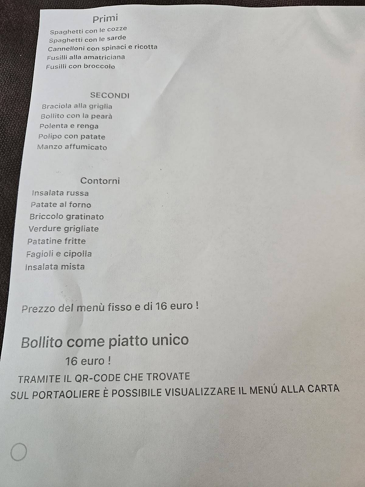 Menu di Pappa e Ciccia 