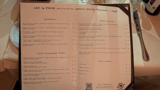 Menu di Parione 