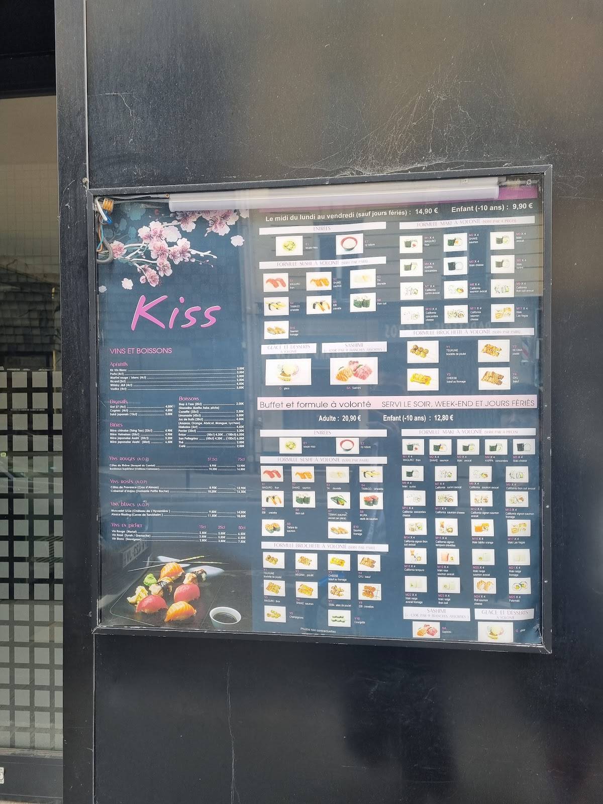 Menu de Restaurant KISS