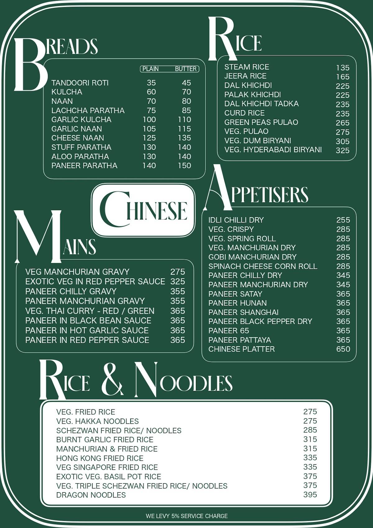 Parmeshwar the multi cuisine Pure Veg. / Jain Restaurant by Gopala's Residency menu