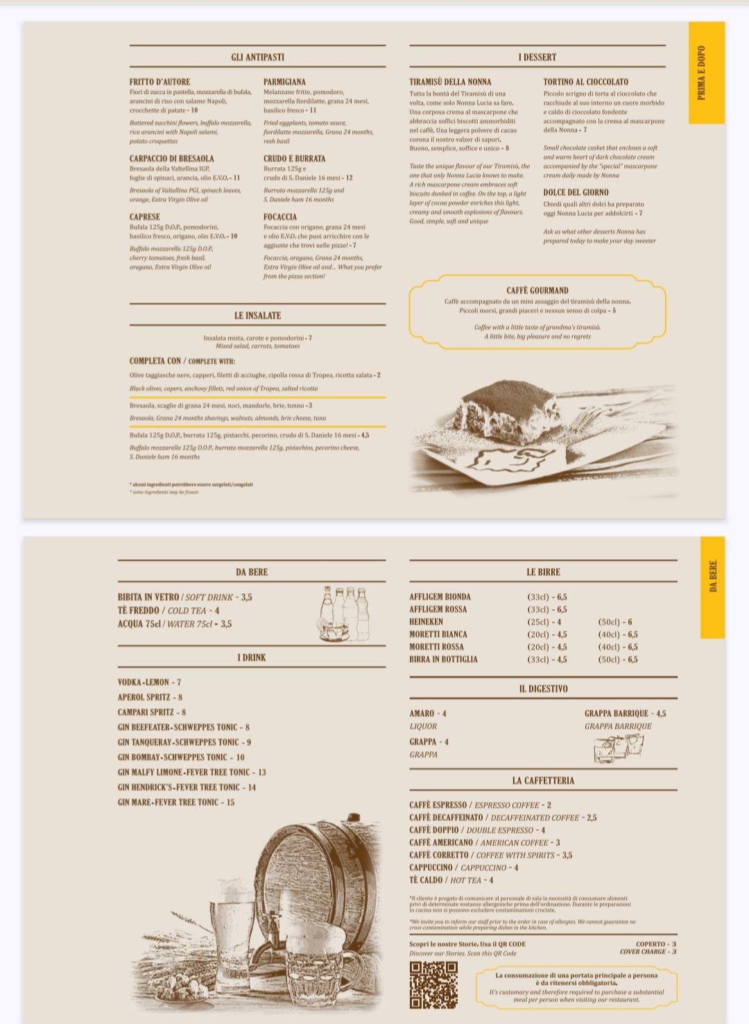 Menu di Pasta d’Autore 