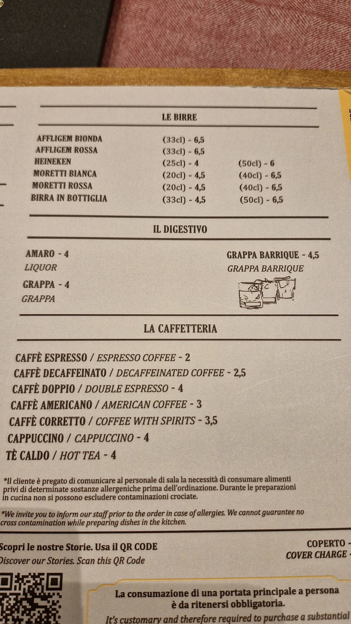 Menu di Pasta d’Autore 