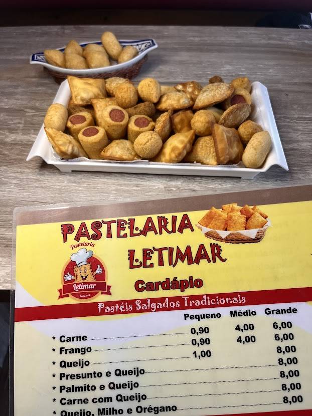 Pastelaria Letimar Ltda cardápio