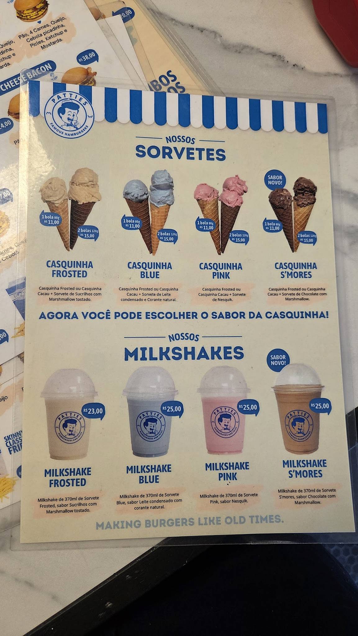 Patties - Pinheiros cardápio