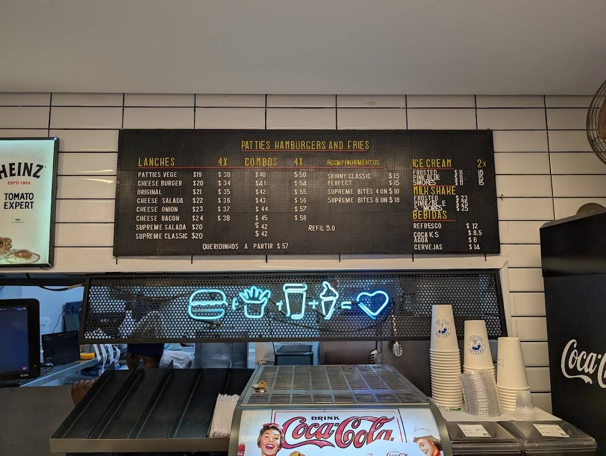 Patties - Pinheiros cardápio