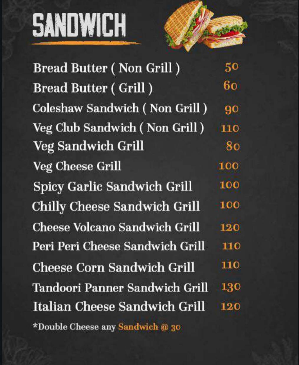 PetPuja Cafe menu
