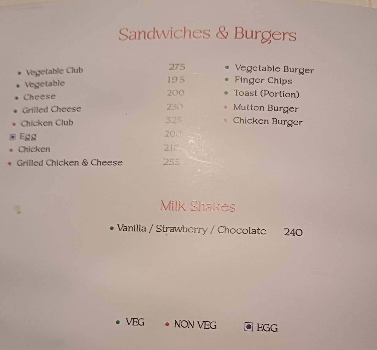 Peter Cat menu