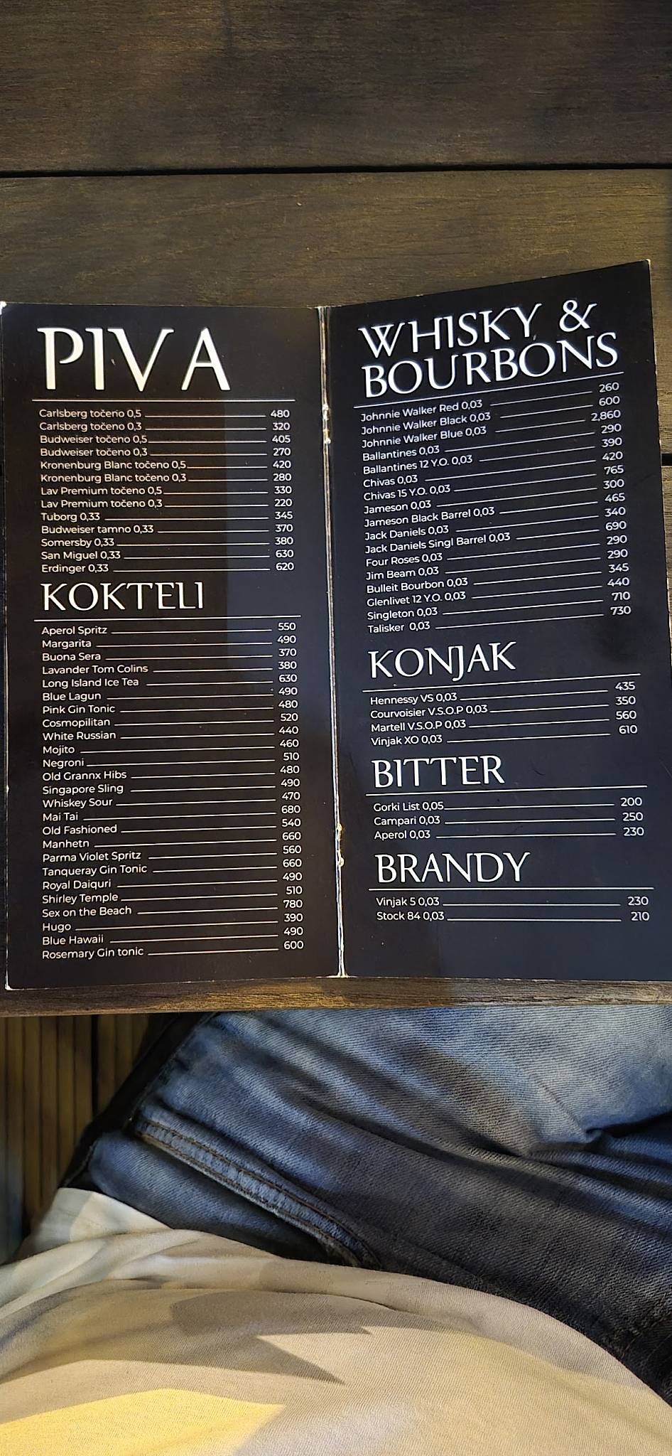 Menu de Piatto