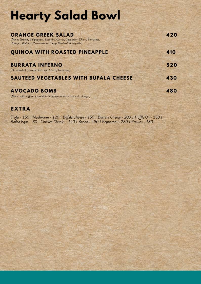 Pico - Pizzeria & Coffee Bar menu
