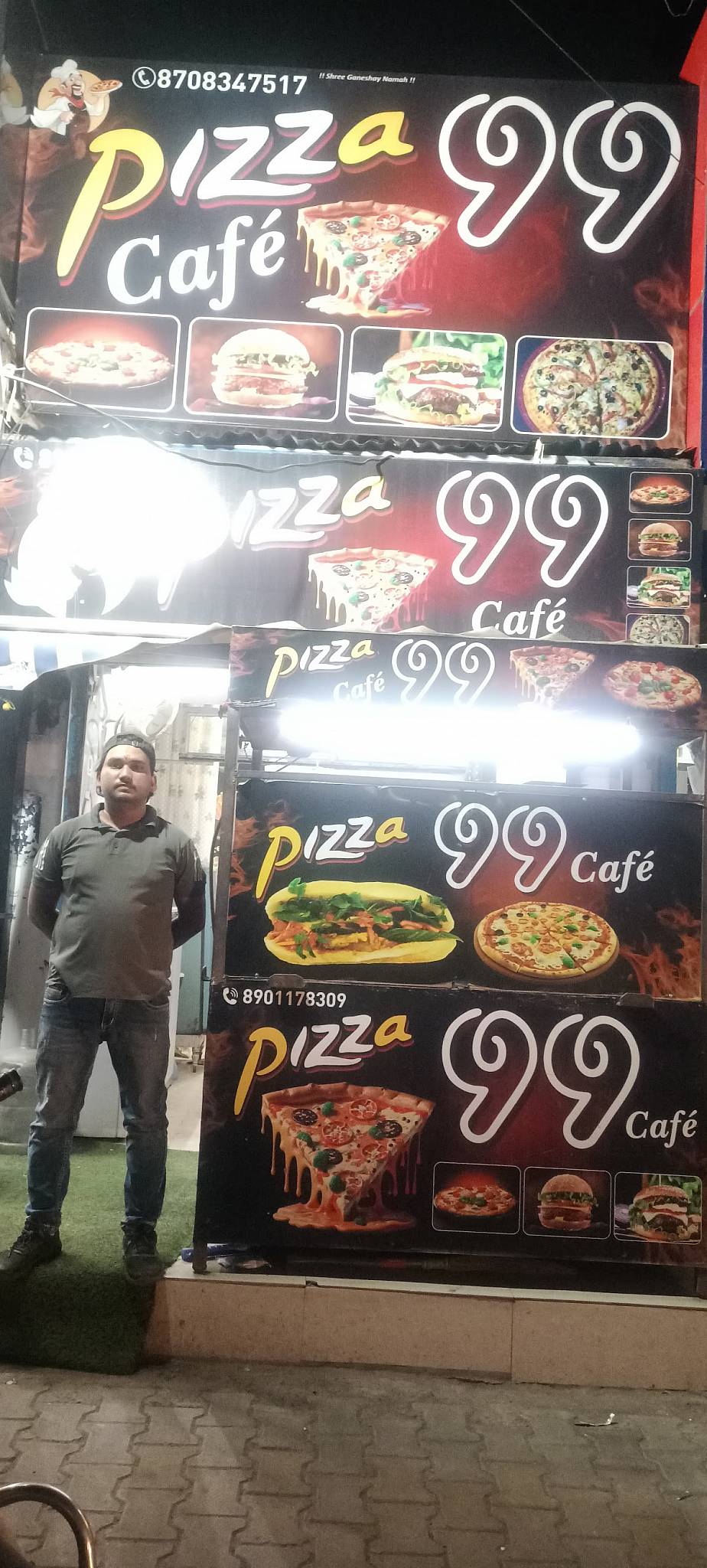Pizza 99 cafe menu