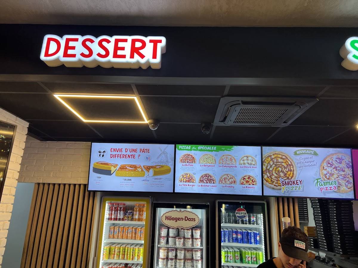 Menu de Pizza Time Clamart