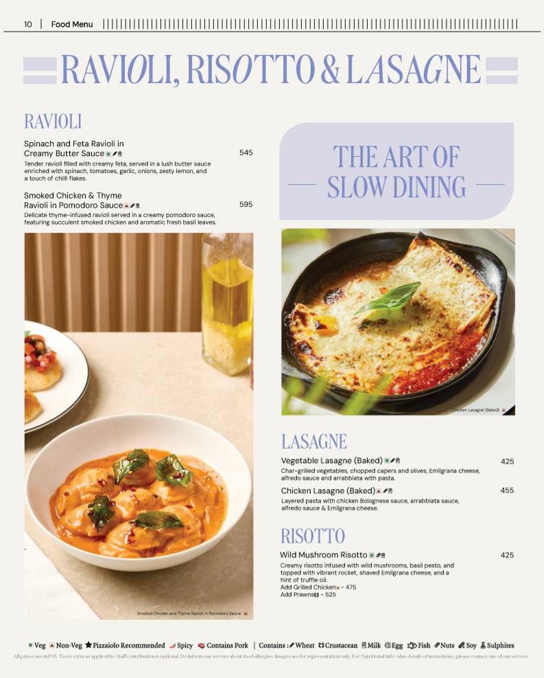 PizzaExpress menu