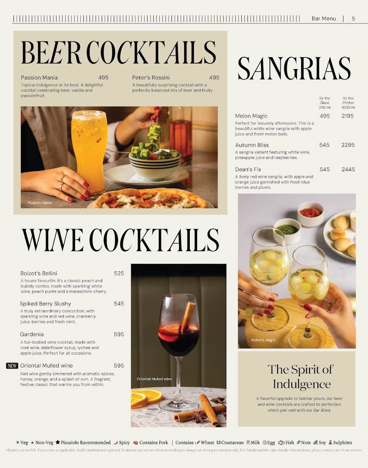 PizzaExpress menu