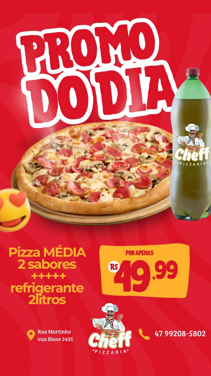 Pizzaria do Cheff cardápio