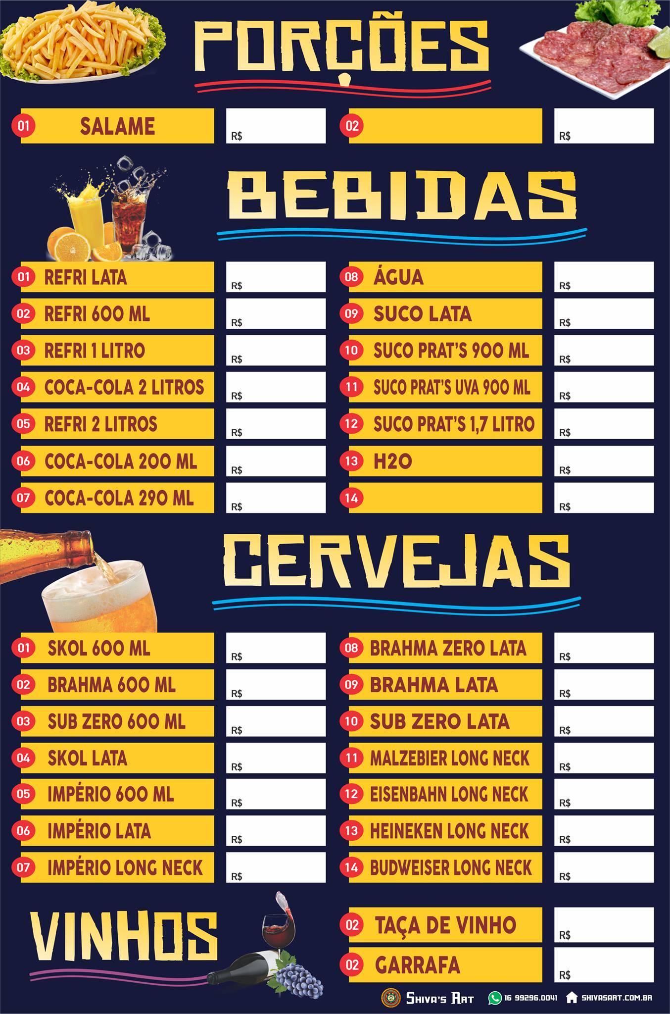 Pizzaria do Mika cardápio