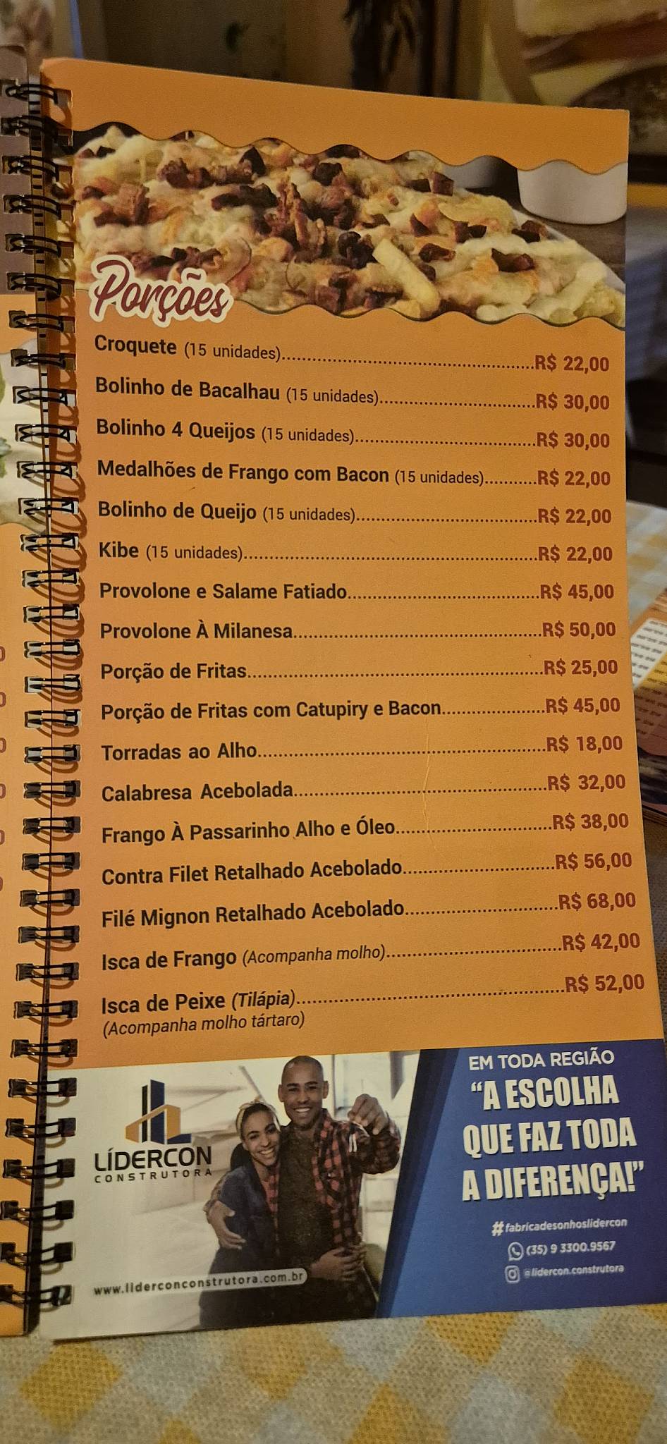 Pizzaria do Roberto cardápio