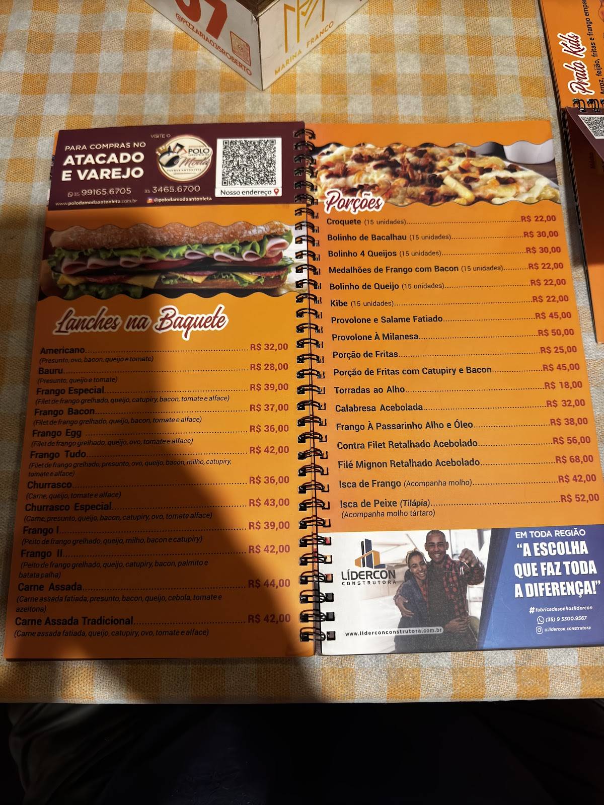 Pizzaria do Roberto cardápio
