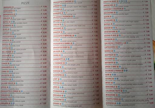 Menu di Pizzeria Al Solito Posto 2 