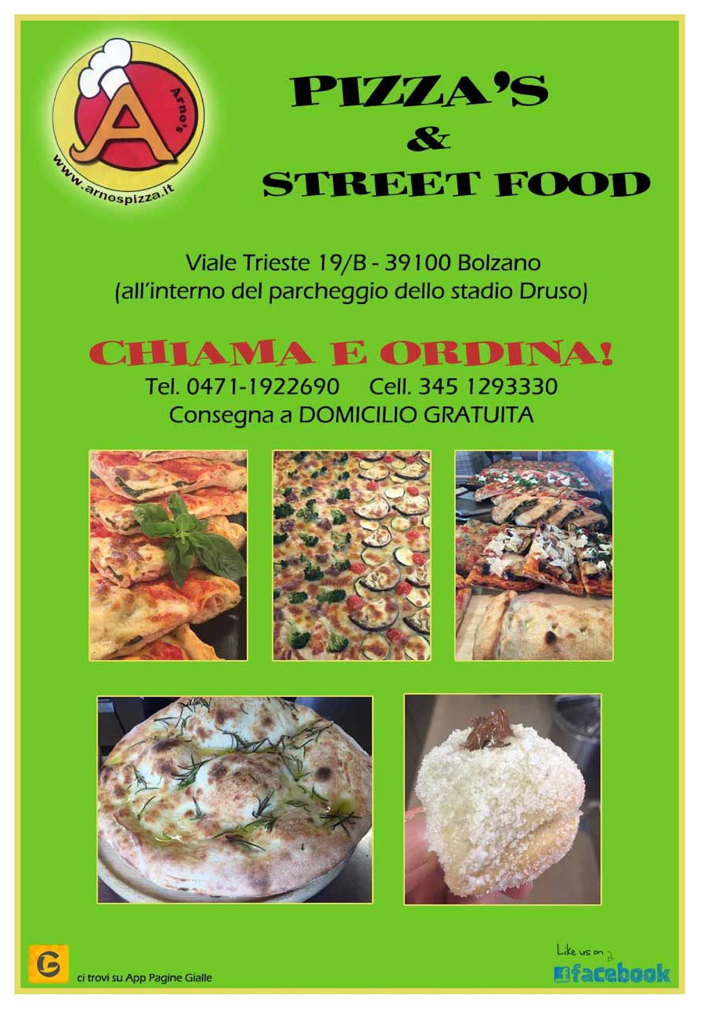Menu di Arno's Pizza & Street Food 