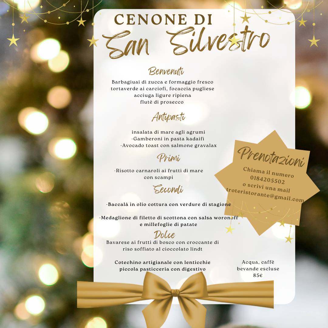 Menu di Pizzeria Braceria Le Trote 