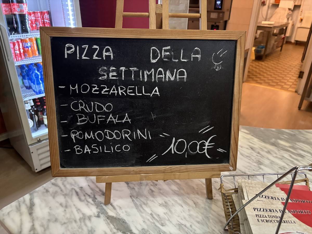 Menu di Pizzeria D'Asporto Dalmatino 